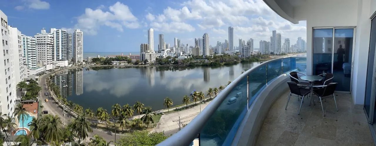 Guest Friendly 3Br, Pool, Balcony, Ocean&Lake View, Kit Apartment Cartagena Colombia